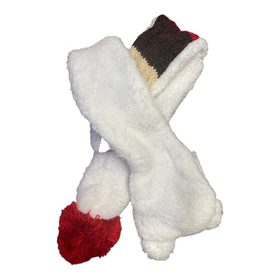 Bunny Sherpa Lined Scarf and Pompom Hat, Gloves Set, Children's Bundle - various colors