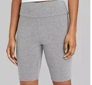 Wild Fable Women's grey Bike Shorts, Size M