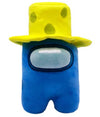Among Us Plush Blue With Cheese Hat