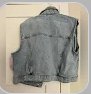 Wild Fable Ladies Jean Jacket Vest, Size XXL