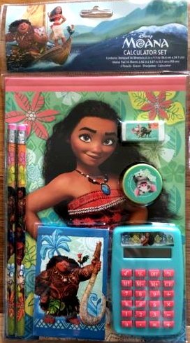 Disney Moana 7-Piece Calculator Set